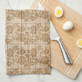 Floral op hout Popular Gift Theedoek (Quarter Fold)