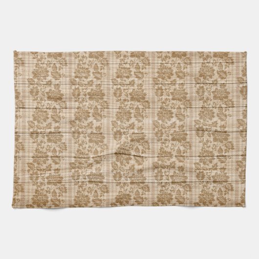 Floral op hout Popular Gift Theedoek (Horizontaal)