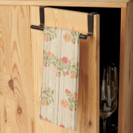 Floral op hout Popular Gift Theedoek