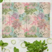 Floral op hout Popular Gift Theedoek (Gevouwen)