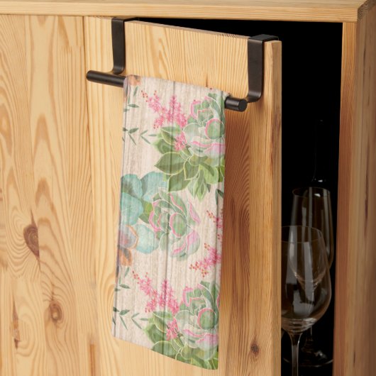 Floral op hout Popular Gift Theedoek (Derde Gevouwen)