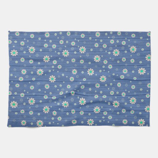 Floral op hout Popular Gift Theedoek (Horizontaal)