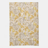 Floral op hout Popular Gift Theedoek (Verticaal)