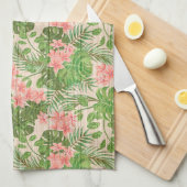Floral op hout Popular Gift Theedoek (Quarter Fold)