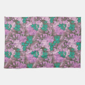 Floral op hout Popular Gift Theedoek (Horizontaal)