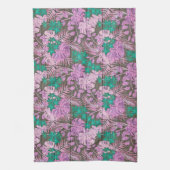 Floral op hout Popular Gift Theedoek (Verticaal)