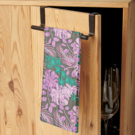 Floral op hout Popular Gift Theedoek