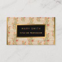 Floral op houtgoud Aanpassen Professionele moderne