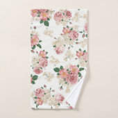 Floral op wit Bad Handdoek (Handdoek)