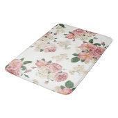  Floral op wit Badmat (Gekanteld)