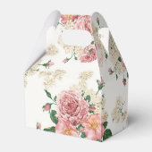 Floral op wit Bedankdoosjes (Achterkant)