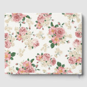 Floral op wit Gastenboek (Achterkant)