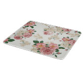 Floral op wit Snijplank (Hoek)