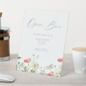 Floral Open Bar Reclamebord Met Voetstuk (Insitu)
