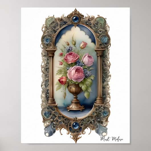 Floral Opulence Poster (Voorkant)