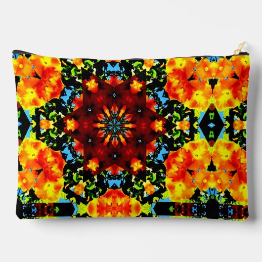 Floral Orange Etui (Achterkant)