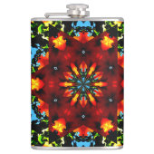 Floral Orange Heupfles (Voorkant)