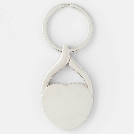 Floral Orange Sleutelhanger (Achterkant)