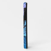 Floral Oranje Geel Blauw Abstracte Kunst Case-Mate iPhone Case (Achterkant/links)