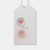 Floral orb cadeau label cadeaulabel (Voorkant)