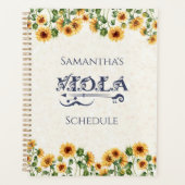 Floral Orchestra Student Organisator voor Violist Planner (Voorkant)