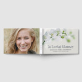 Floral Orchid Funeral Memorial Gastboek Gastenboek (Volledig)