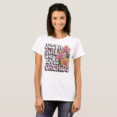 Floral Orchid Lover Design voor Vrouwen T-shirt (Voorkant volledig)