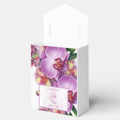 Floral Orchids Wedding Bedankdoosjes (Geopend)