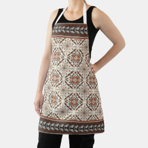 Floral Oriental Ethnic Patroon Schort
