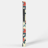 Floral Oriental Peacock Japandi stijl Samsung Galaxy Hoesje (Rechterkant)