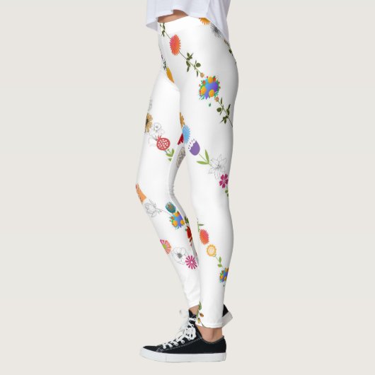 Floral Original Art Leggings (Links)