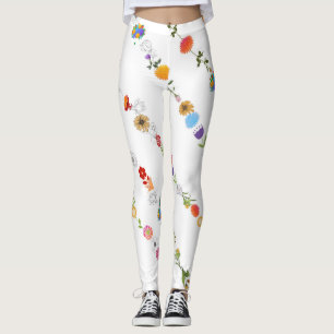 Floral Original Art Leggings