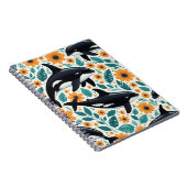 Floral orka Spiral Foto Notitieboek (Rechterzijde)