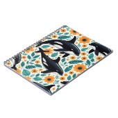 Floral orka Spiral Foto Notitieboek (Linkerzijde)