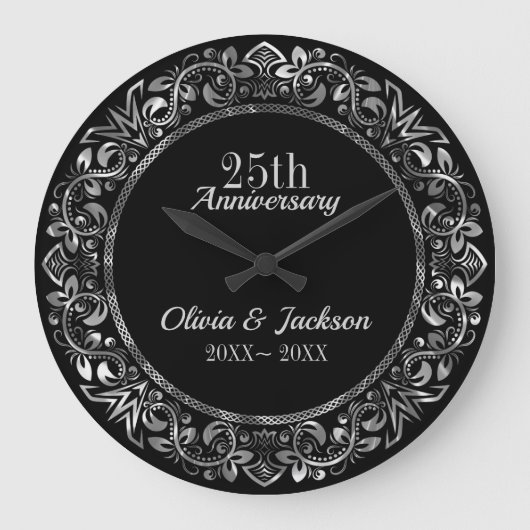 Floral Ornament Grote Klok (Voorkant)