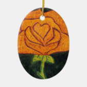 Floral Ornament "Roos Heart #2" (Voorkant)
