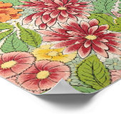 Floral Ornament van Owen Jones Poster (Hoek)