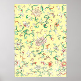 Floral Ornament van Owen Jones Poster