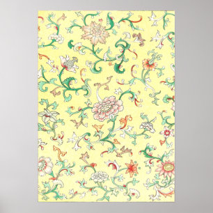Floral Ornament van Owen Jones Poster