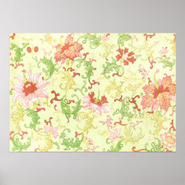 Floral Ornament van Owen Jones Poster