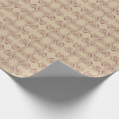 Floral Ornament Wrapping Paper Cadeaupapier (Hoek)