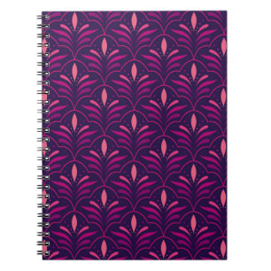  Floral Ornamental Seamless Pattern. Geomet Notitieboek