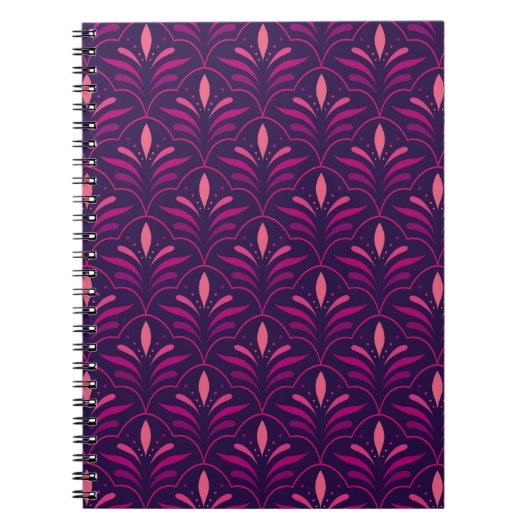  Floral Ornamental Seamless Pattern. Geomet Notitieboek (Voorkant)