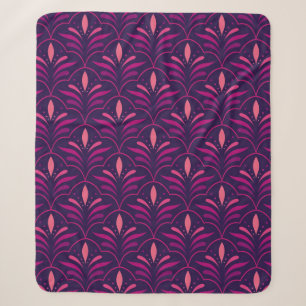 Floral Ornamental Seamless Pattern. Geomet Sherpa Deken