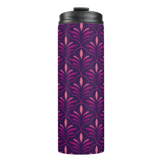 Floral Ornamental Seamless Pattern. Geomet Thermosbeker (Voorkant)