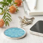 Floral ornamenten pastel sleutelhanger (Zijkant)