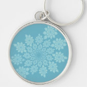 Floral ornamenten pastel sleutelhanger (Voorkant)