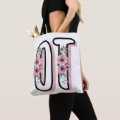 Floral OT | Beroepstherapie Therapistische geschen Tote Bag (Dichtbij)