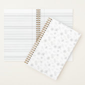 Floral Outline Notebook Notitieboek (Binnen)