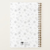 Floral Outline Notebook Notitieboek (Achterkant)